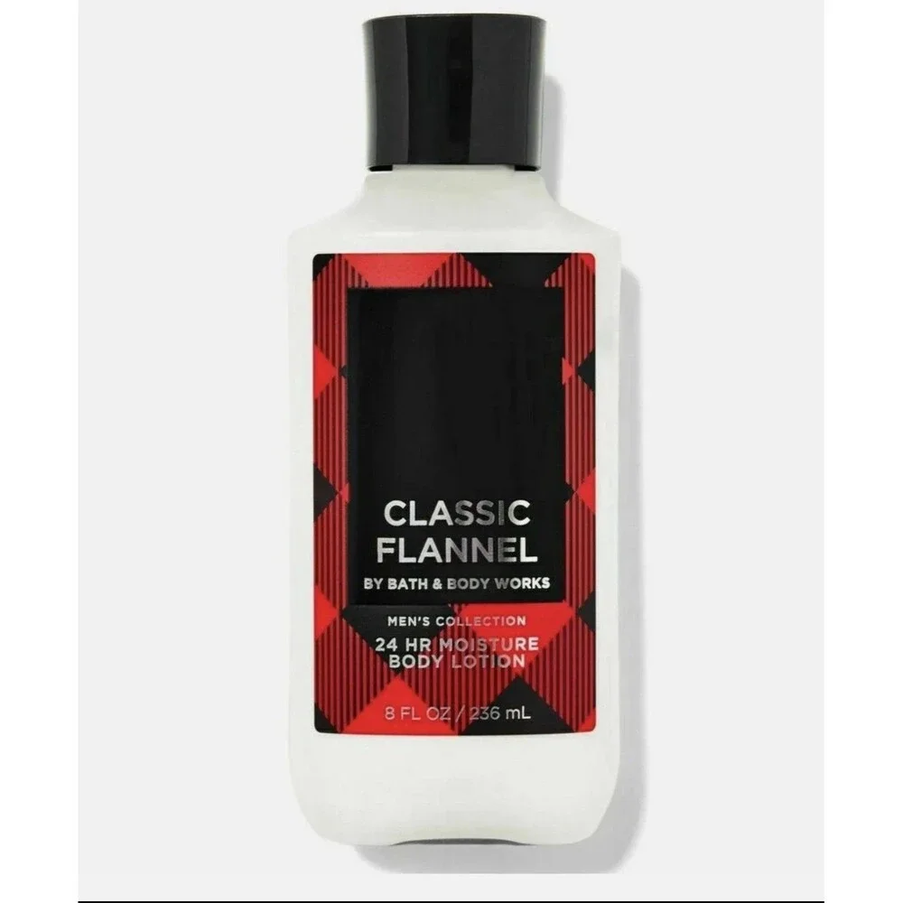 Bath and Body Works CLASSIC FLANNEL Men's body lotion 8 oz NEW
